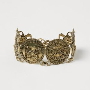 H&M SABYASACHI COLLECTION LARGE COIN BRACELET